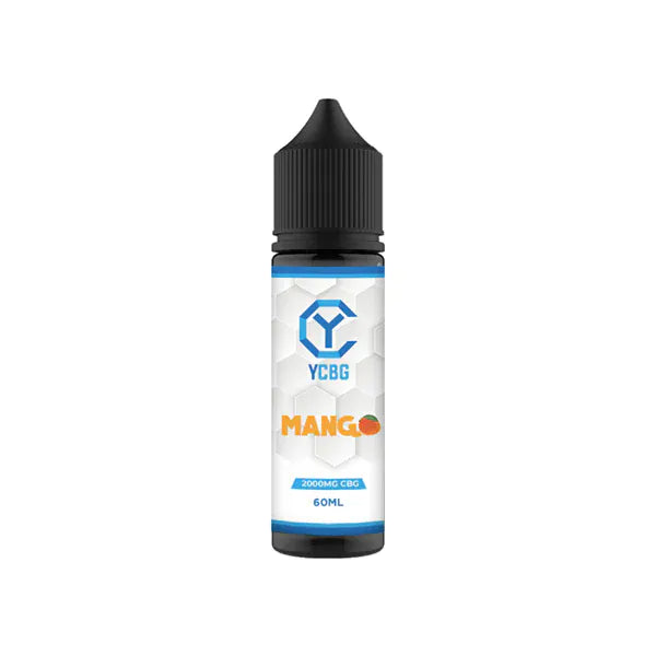 YCBG CBD Products Mango yCBG 2000mg CBG E-liquid 60ml (BUY 1 GET 1 FREE)