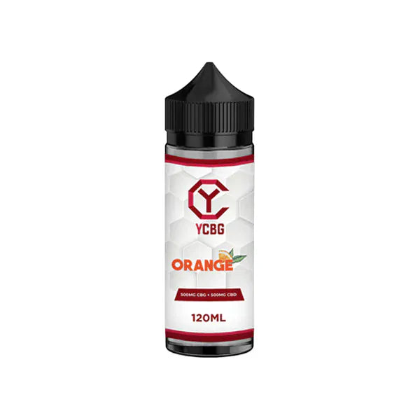 YCBG CBD Products Orange yCBG 500mg CBD + 500mg CBG E-liquid 120ml (BUY 1 GET 1 FREE)