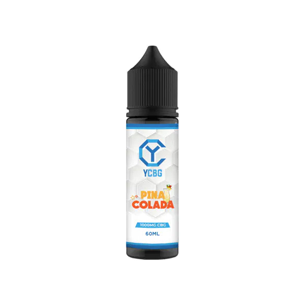 YCBG CBD Products Pina Colada yCBG 1000mg CBG E-liquid 60ml (BUY 1 GET 1 FREE)