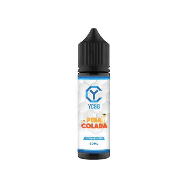 YCBG CBD Products Pina Colada yCBG 2000mg CBG E-liquid 60ml (BUY 1 GET 1 FREE)