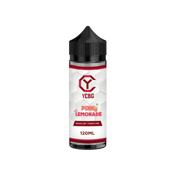 YCBG CBD Products Pink Lemonade yCBG 500mg CBD + 500mg CBG E-liquid 120ml (BUY 1 GET 1 FREE)