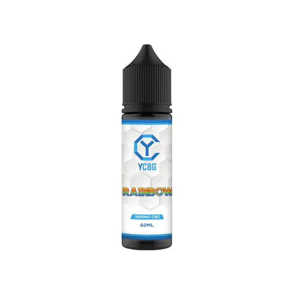 YCBG CBD Products Rainbow yCBG 1000mg CBG E-liquid 60ml (BUY 1 GET 1 FREE)