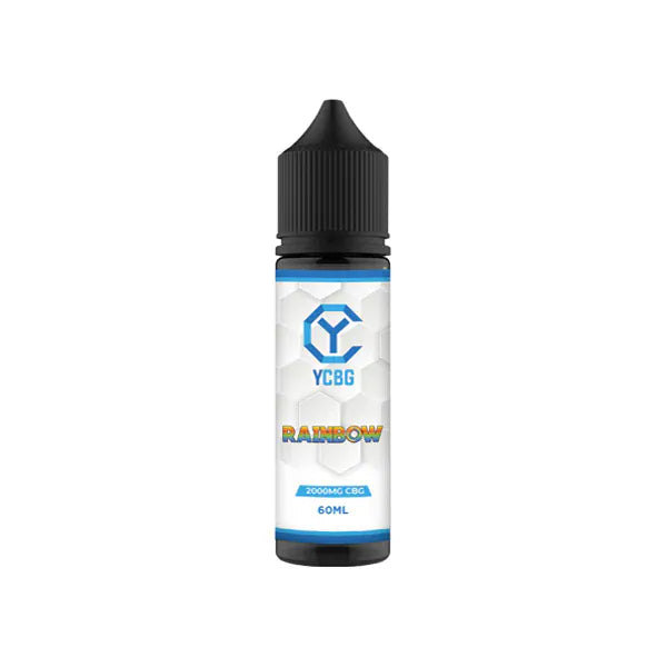 YCBG CBD Products Rainbow yCBG 2000mg CBG E-liquid 60ml (BUY 1 GET 1 FREE)