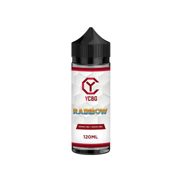 YCBG CBD Products Rainbow yCBG 500mg CBD + 500mg CBG E-liquid 120ml (BUY 1 GET 1 FREE)