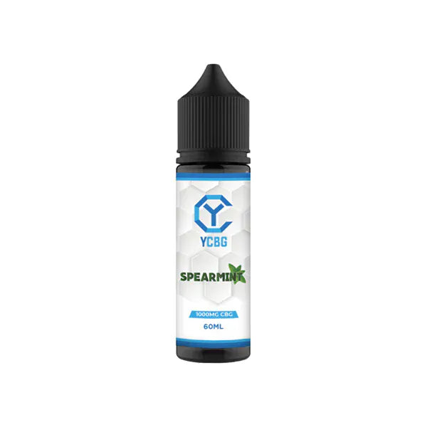 YCBG CBD Products Spearmint yCBG 1000mg CBG E-liquid 60ml (BUY 1 GET 1 FREE)