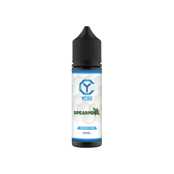 YCBG CBD Products Spearmint yCBG 2000mg CBG E-liquid 60ml (BUY 1 GET 1 FREE)