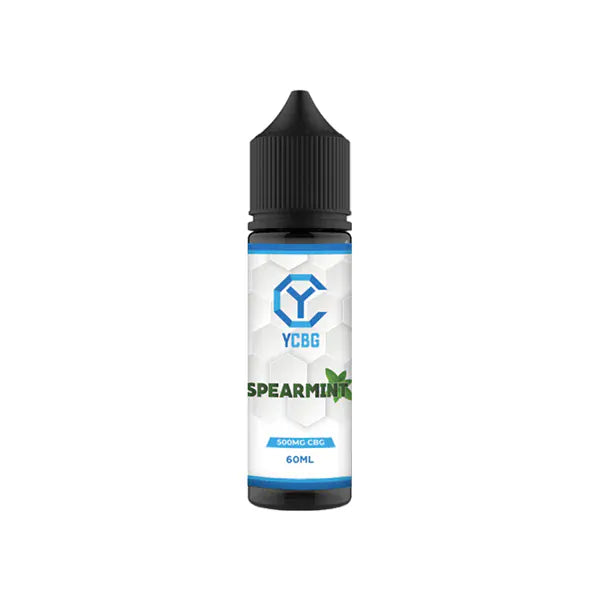 YCBG CBD Products Spearmint yCBG 500mg CBG E-liquid 60ml (BUY 1 GET 1 FREE)