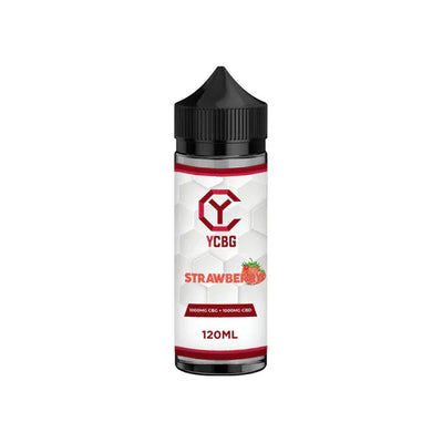 YCBG CBD Products Strawberry yCBG 1000mg CBD + 1000mg CBG E-liquid 120ml (BUY 1 GET 1 FREE)