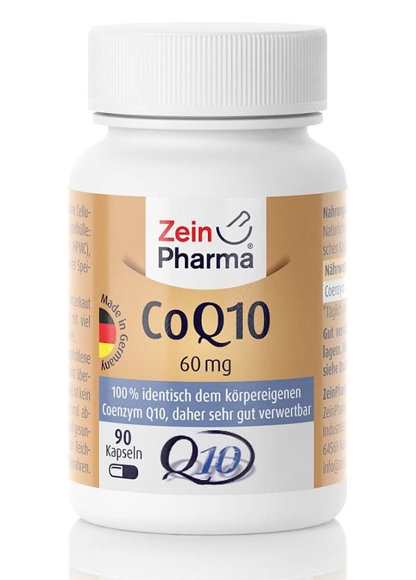 Zein Pharma Nootropics & Supplements CoQ10, 60mg - 90 caps