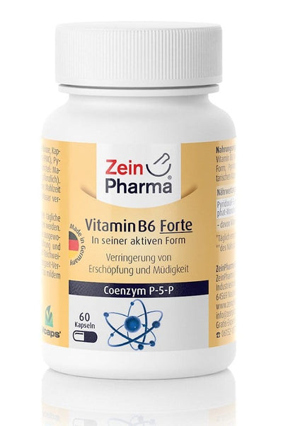 Zein Pharma Nootropics & Supplements Vitamin B6 (P-5-P), 40mg - 60 caps