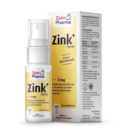 Zein Pharma Zinc+ Spray, 5mg (Pineapple) - 25 ml.