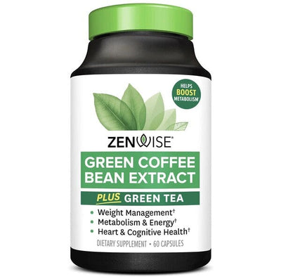 Zenwise Health and Wellbeing Green Coffee Bean Extract - 60 caps