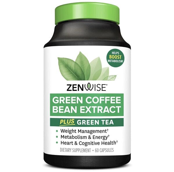 Zenwise Health and Wellbeing Green Coffee Bean Extract - 60 caps
