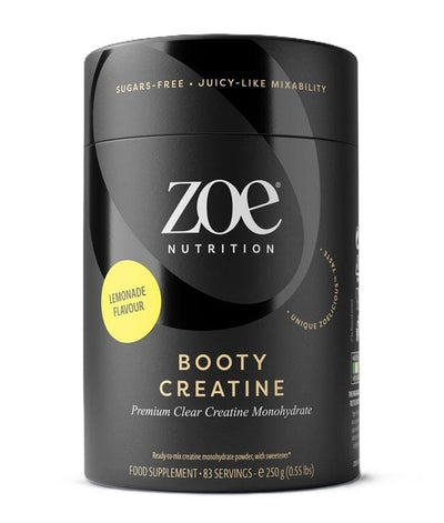 ZOE Nutrition Creatine Supplements Booty Creatine, Lemon - 250 grams