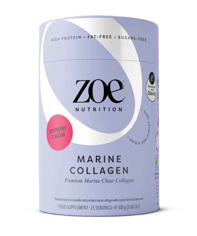 ZOE Nutrition Health and Wellbeing Marine Collagen, Raspberry - 300 grams