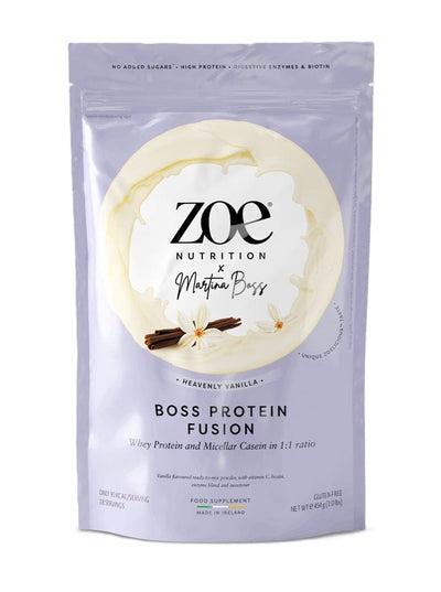 ZOE Nutrition Nootropics & Supplements Boss Protein Fusion, Heavenly Vanilla - 454g