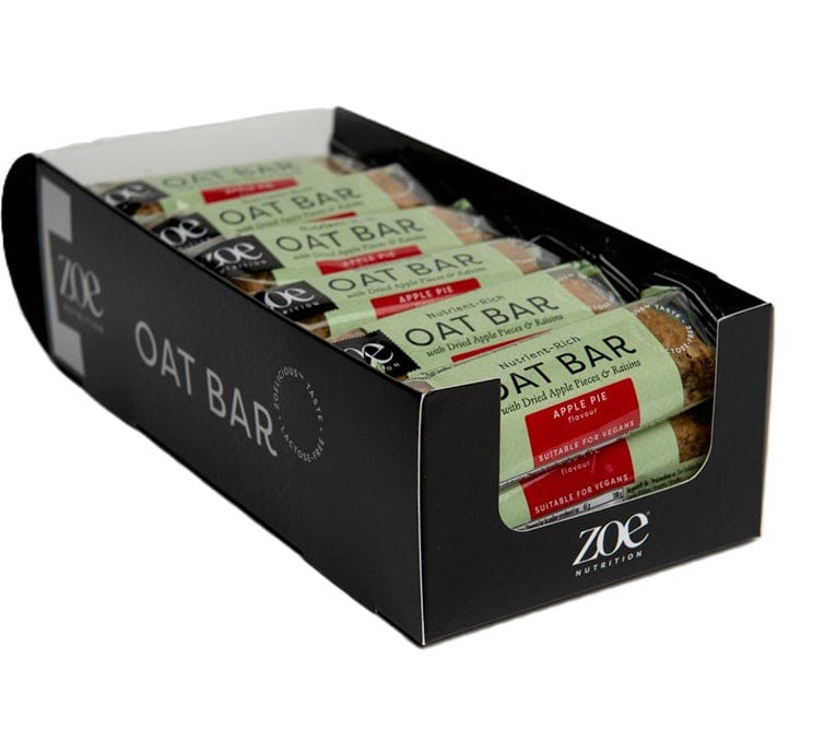 ZOE Nutrition Nootropics & Supplements Oat Bar, Apple Pie - 18 x 65g