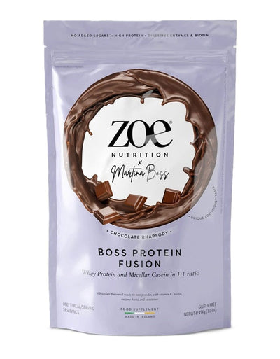 ZOE Nutrition Protein Boss Protein Fusion, Chocolate Rhapsody - 454 grams