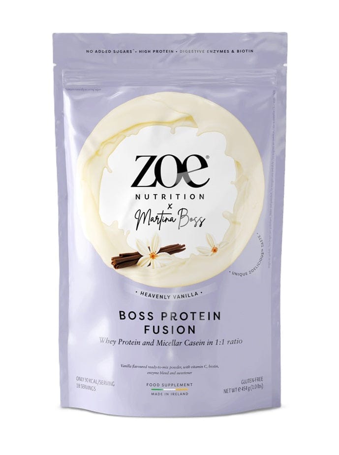 ZOE Nutrition Protein Boss Protein Fusion, Heavenly Vanilla - 454 grams
