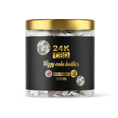 24K 1500mg CBD Premium Gummies - Hemprove UK