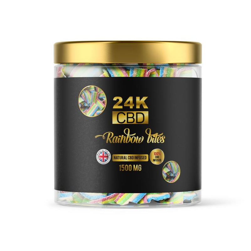 24K 1500mg CBD Premium Gummies - Hemprove UK
