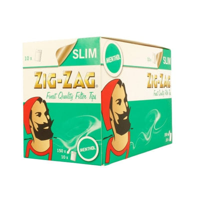 Zig-Zag Smoking Products 150 Zig-Zag Menthol Filter Tips (10 Pack)