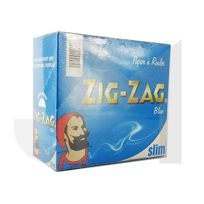 Zig-Zag Smoking Products Zig-Zag Blue Slim King Size Rolling Papers (50 Pack)