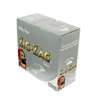 Zig-Zag Smoking Products Zig-Zag Silver King Size Slim Rolling Papers (50 Pack)