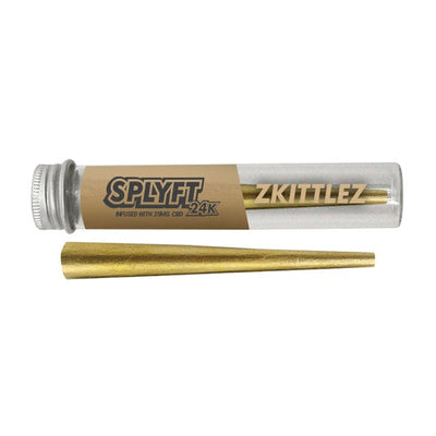SPLYFT Smoking Products SPLYFT 24K Gold Edition 25mg CBD Infused Cones – Zkittlez