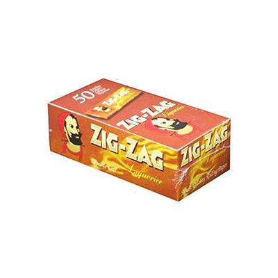 Zig-Zag Smoking Products Zig-Zag Liquorice Regular Size Rolling Papers (50 Pack)