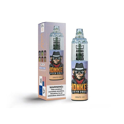 Aroma King Vaping Products 0mg Aroma King Tornado Disposable Vape Device 7000 Puffs