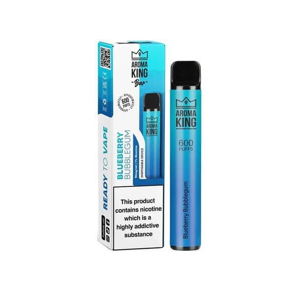 Aroma King Vaping Products Blueberry Bubblegum 10mg Aroma King Disposable Vape Pod 700 Puffs
