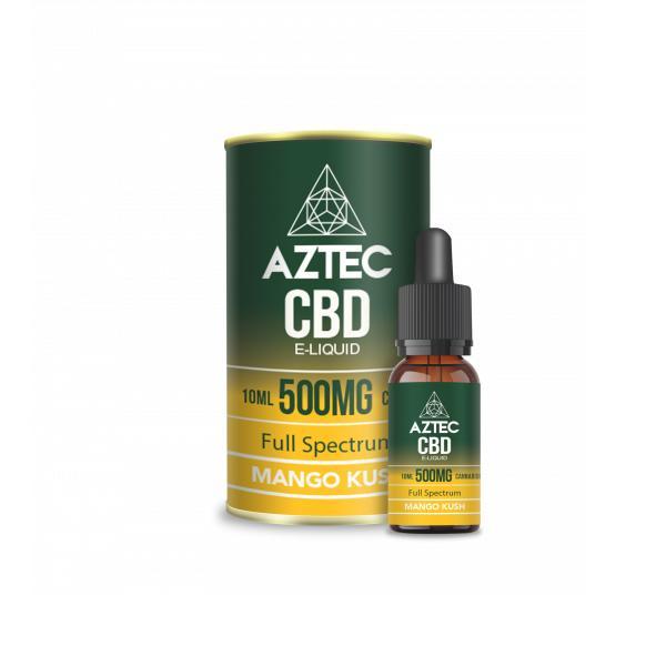 Aztec CBD CBD Products Aztec CBD 500mg CBD Vaping Liquid 10ml (50PG/50VG)