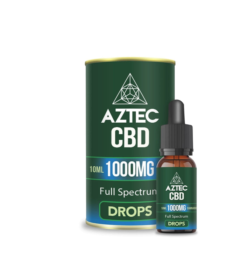 Aztec CBD CBD Products Natural Hemp Aztec CBD Full Spectrum Hemp Oil 1000mg CBD 10ml