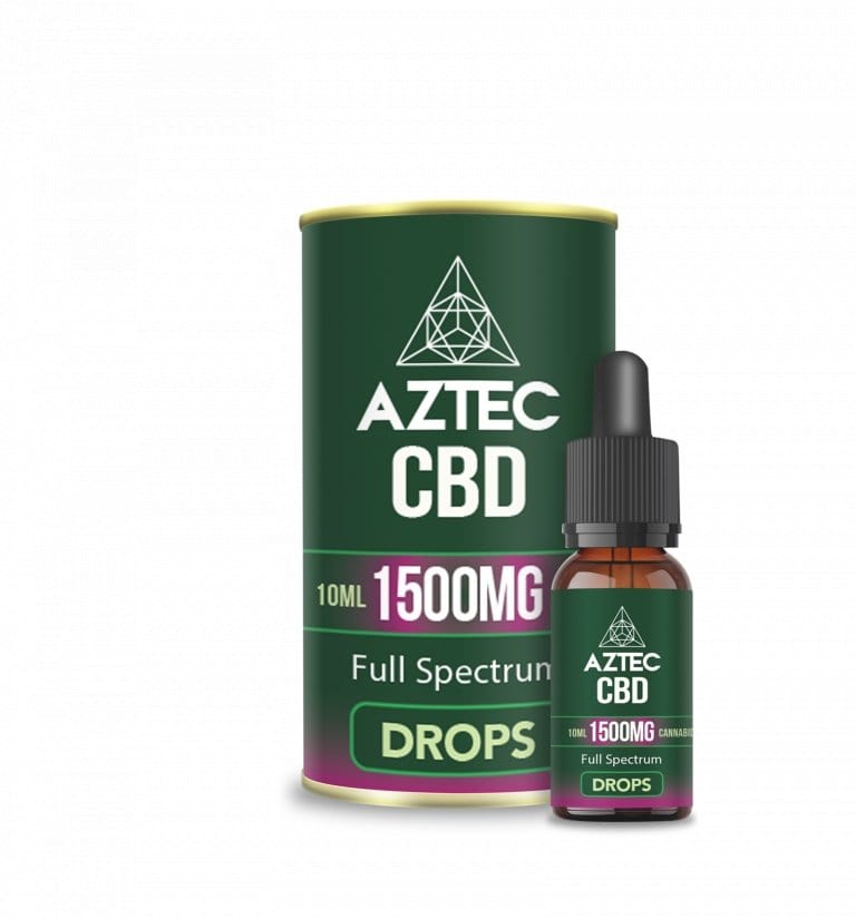 Aztec CBD CBD Products Natural Hemp Aztec CBD Full Spectrum Hemp Oil 1500mg CBD 10ml