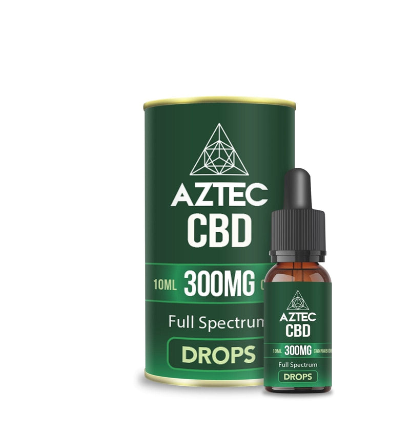 Aztec CBD CBD Products Natural Hemp Aztec CBD Full Spectrum Hemp Oil 300mg CBD 10ml