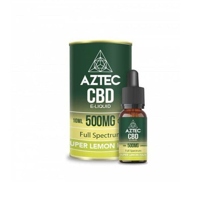 Aztec CBD CBD Products Super Lemon Haze Aztec CBD 500mg CBD Vaping Liquid 10ml (50PG/50VG)