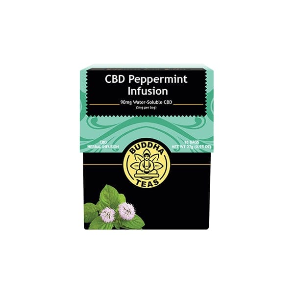 Buddha Teas CBD Products Buddha Teas CBD Peppermint Infusion Tea Bags 5mg