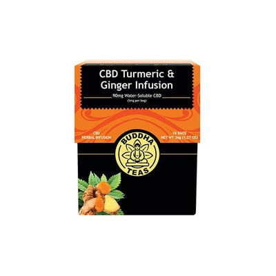 Buddha Teas CBD Products Buddha Teas CBD Turmeric Ginger Tea Bags 5mg