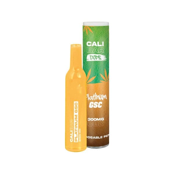 Cali Bar CBD Products Platinum GSC CALI BAR DOPE 300mg Full Spectrum CBD Terpene Vape Disposable