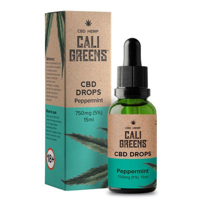 Cali Greens CBD Products Mint Cali Greens 750mg CBD Oral Drops 15ml