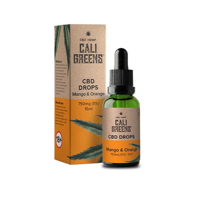 Cali Greens CBD Products Orange & Mango Cali Greens 1500mg CBD Oral Drops - 15ml