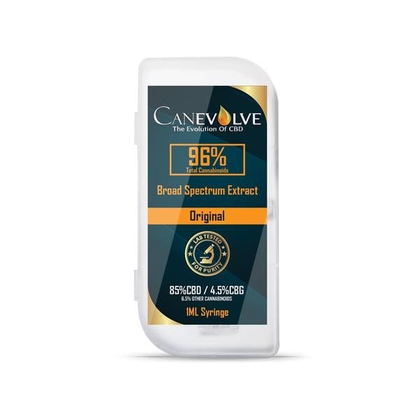 Canevolve CBD Products Canevolve 96% CBD Broad Spectrum Cannabis Extract Syringe 1ml