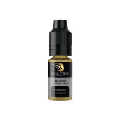 Cannatech CBD Products Cannatech 1500mg Broad Spectrum CBD Shot 10ml (100PG)