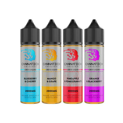 Cannatech Vaping Products Cannatech 2000mg Broad Spectrum CBD E-liquid 50ml