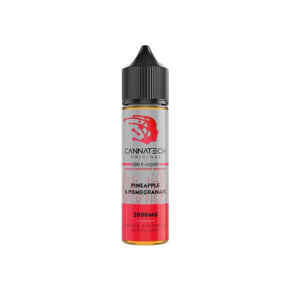 Cannatech Vaping Products Pineapple & Pomegranate Cannatech 2000mg Broad Spectrum CBD E-liquid 50ml