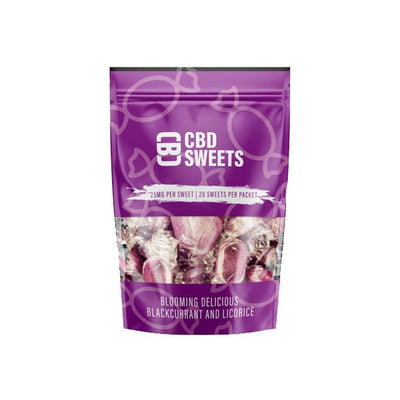 CBD Asylum CBD Products Blackcurrant Licorice CBD Asylum 500mg CBD Sweets (BUY 1 GET 2 FREE)