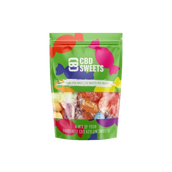 CBD Asylum CBD Products Cough Candy Twists CBD Asylum 500mg CBD Sweets (BUY 1 GET 2 FREE)