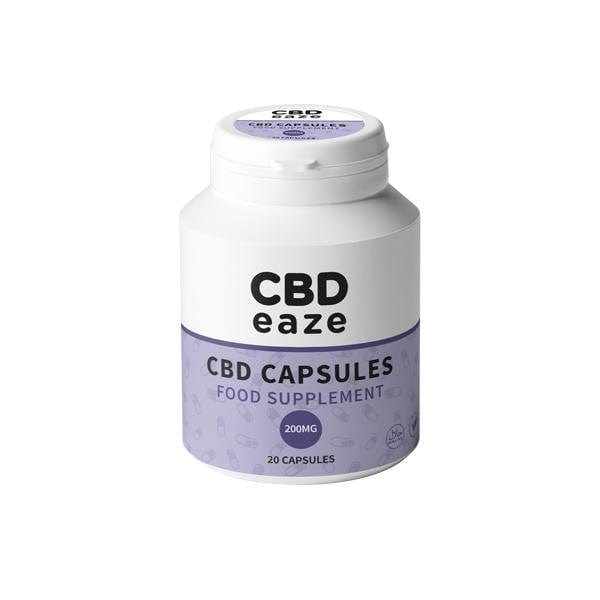 CBDeaze CBD Products CBDeaze 200mg CBD Vegan Capsules