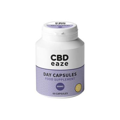 CBDeaze 600mg CBD Day Capsules - 60 Capsules - Hemprove UK